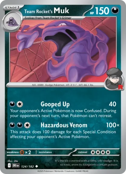 Team Rocket's Muk · Destined Rivals 124
