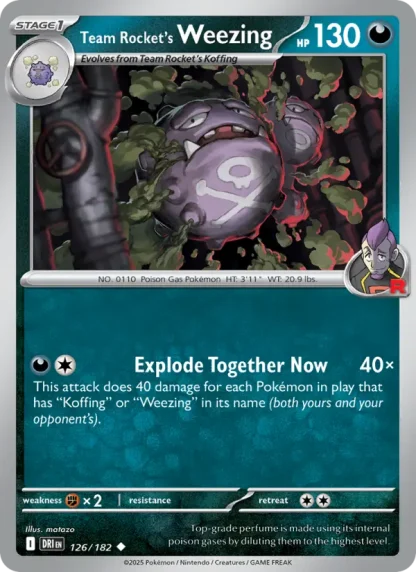 Team Rocket's Weezing · Destined Rivals 126