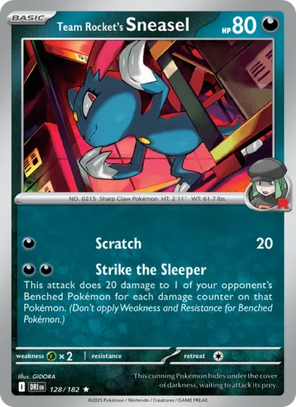 Team Rocket's Sneasel · Destined Rivals 128