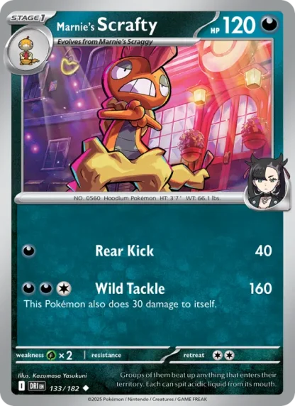 Marnie's Scrafty · Destined Rivals 133