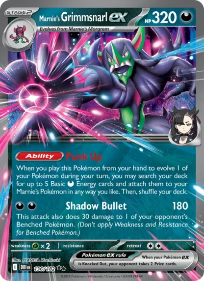 Marnie's Grimmsnarl ex · Destined Rivals 136