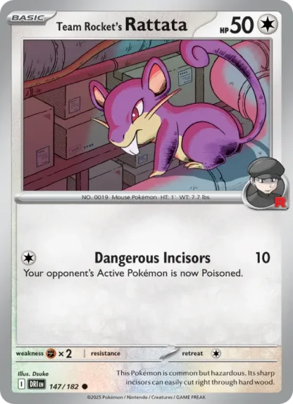 Team Rocket's Rattata · Destined Rivals 147