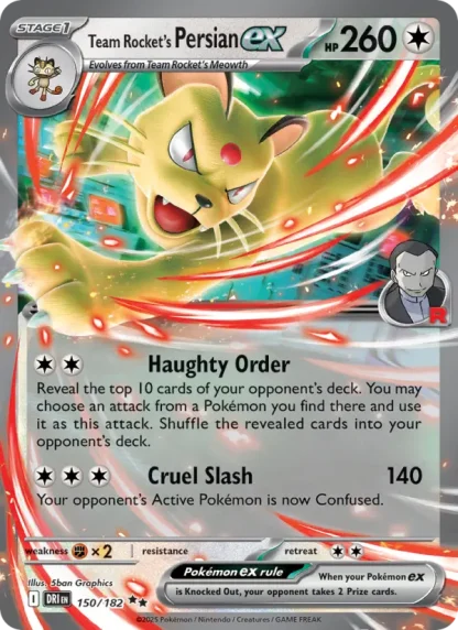 Team Rocket's Persian ex · Destined Rivals 150