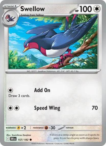 Swellow · Destined Rivals 157