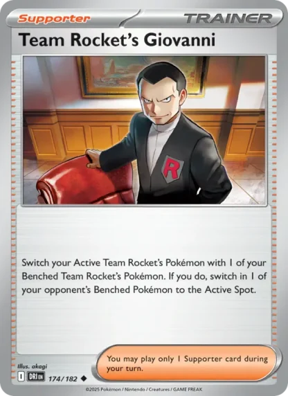 Team Rocket's Giovanni · Destined Rivals 174