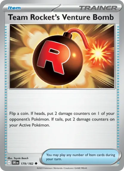 Team Rocket's Venture Bomb · Destined Rivals 179