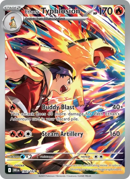 Ethan's Typhlosion · Destined Rivals 190