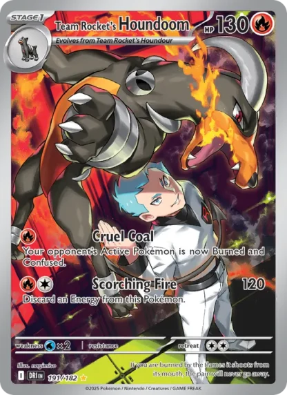 Team Rocket's Houndoom · Destined Rivals 191
