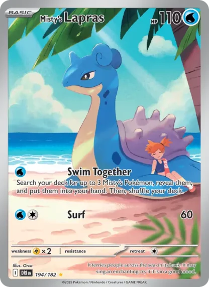 Misty's Lapras · Destined Rivals 194