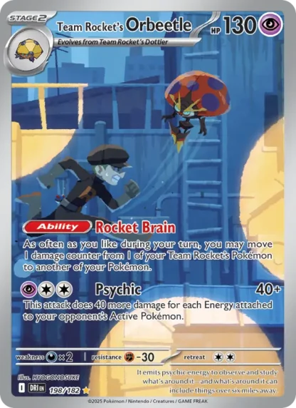 Team Rocket's Orbeetle · Destined Rivals 198