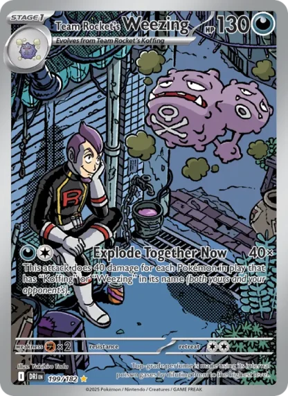 Team Rocket's Weezing · Destined Rivals 199