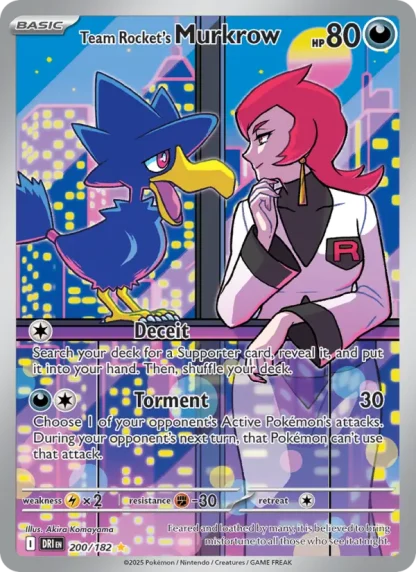 Team Rocket's Murkrow · Destined Rivals 200