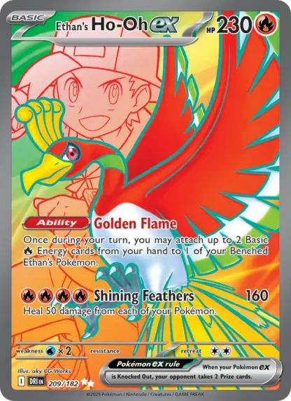 Ethan's Ho-Oh ex · Destined Rivals 209