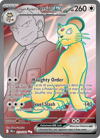 Team Rocket's Persian ex · Destined Rivals 219