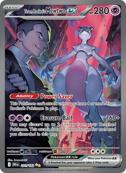 Team Rocket's Mewtwo ex · Destined Rivals 231