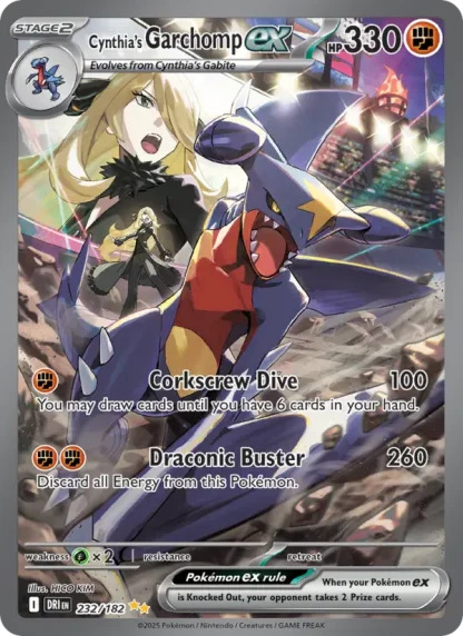 Cynthia's Garchomp ex · Destined Rivals 232