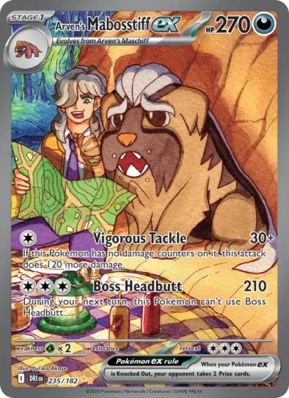 Arven's Mabosstiff ex · Destined Rivals 235