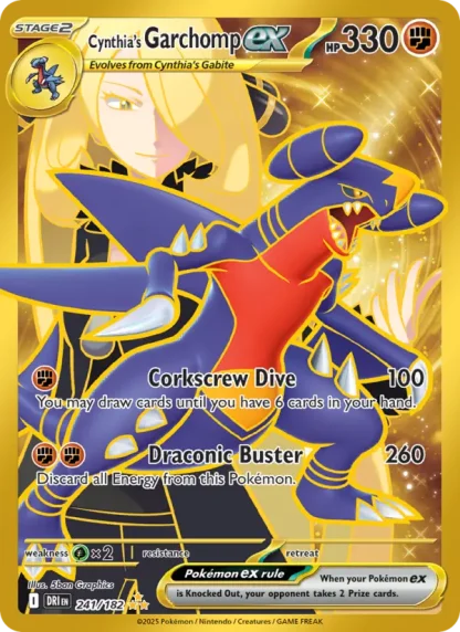 Cynthia's Garchomp ex · Destined Rivals 241