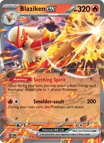Blaziken ex · Journey Together 024