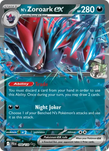 N's Zoroark ex · Journey Together 098