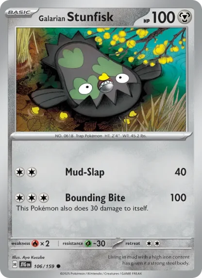 Galarian Stunfisk · Journey Together 106