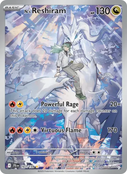 N's Reshiram · Journey Together 167