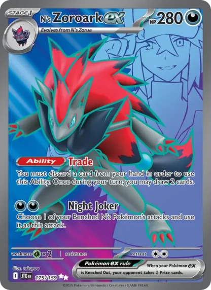 N's Zoroark ex · Journey Together 175
