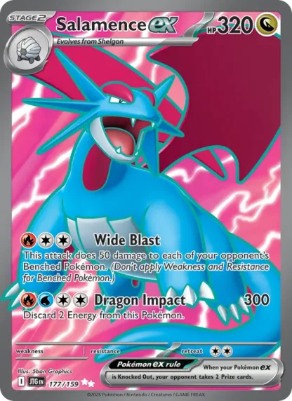 Salamence ex · Journey Together 177