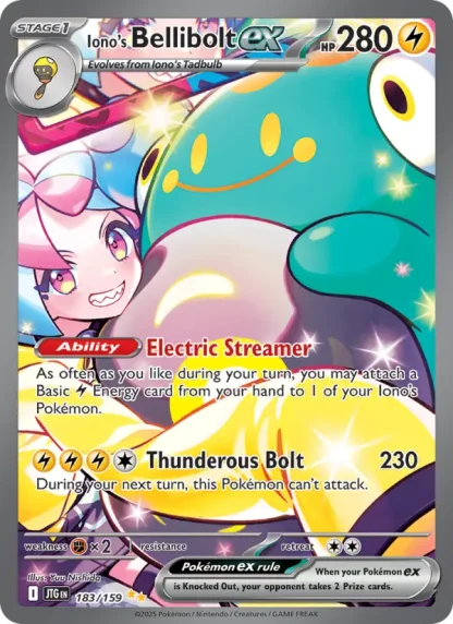 Iono's Bellibolt ex · Journey Together 183