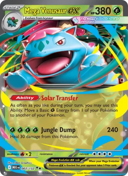 Mega Venusaur ex · Mega Evolution 003