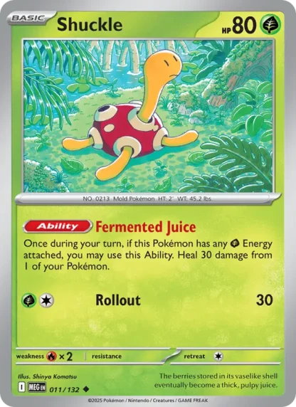 Shuckle · Mega Evolution 011