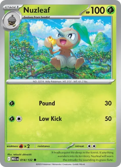 Nuzleaf · Mega Evolution 014
