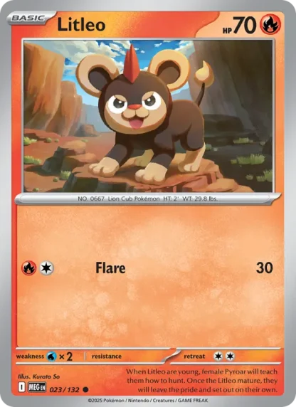 Litleo · Mega Evolution 023