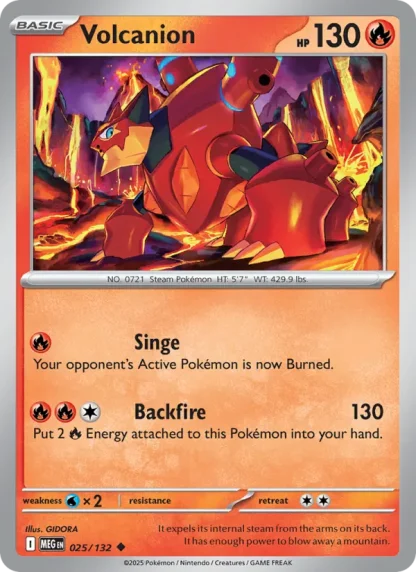 Volcanion · Mega Evolution 025