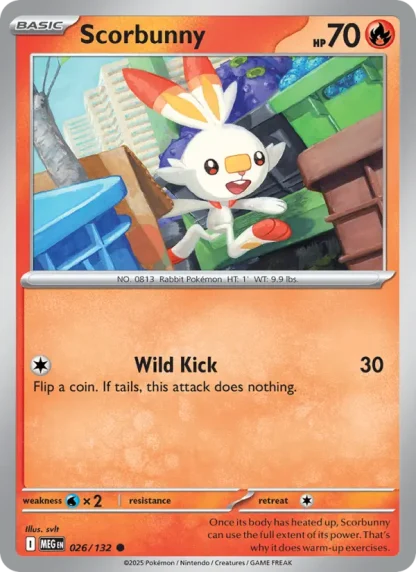 Scorbunny · Mega Evolution 026