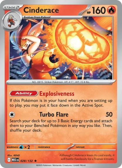Cinderace · Mega Evolution 028