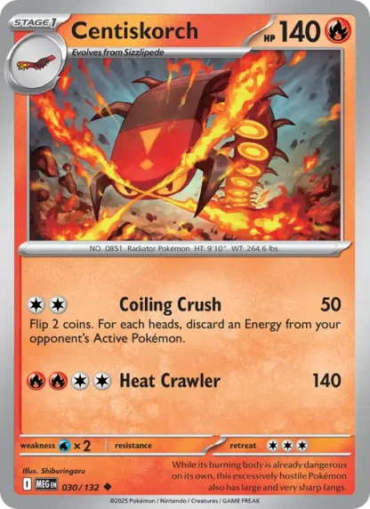 Centiskorch · Mega Evolution 030
