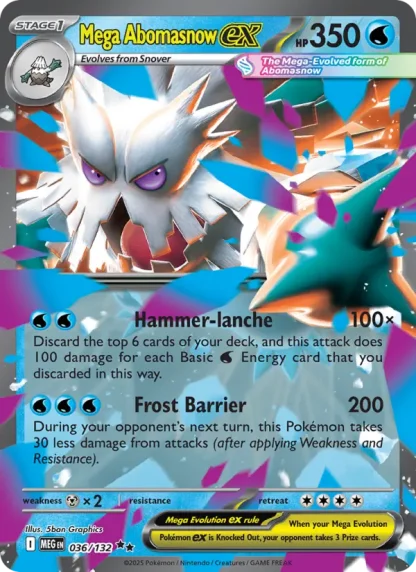 Mega Abomasnow ex · Mega Evolution 036