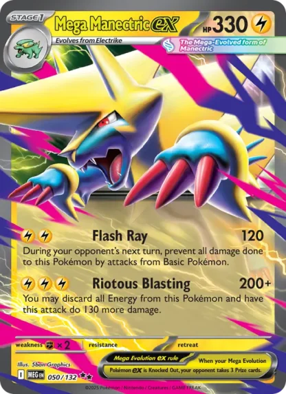Mega Manectric ex · Mega Evolution 050
