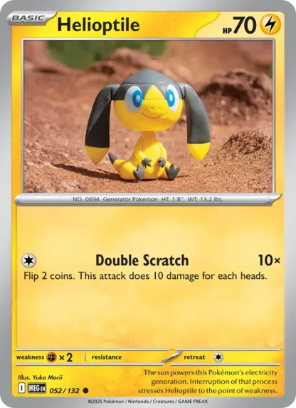 Helioptile · Mega Evolution 052