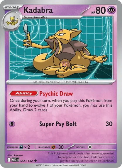 Kadabra · Mega Evolution 055