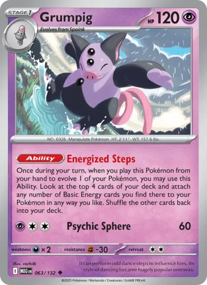 Grumpig · Mega Evolution 063