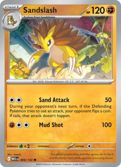 Sandslash · Mega Evolution 069