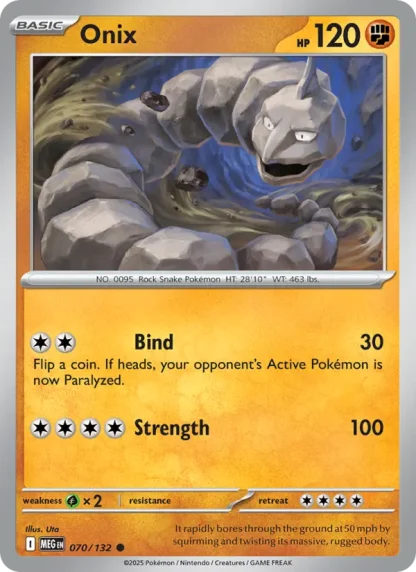 Onix · Mega Evolution 070