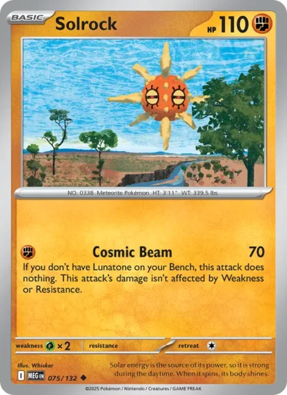 Solrock · Mega Evolution 075