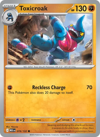 Toxicroak · Mega Evolution 079