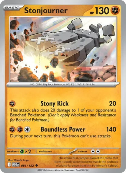 Stonjourner · Mega Evolution 081