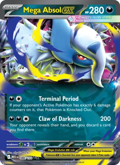 Mega Absol ex · Mega Evolution 086