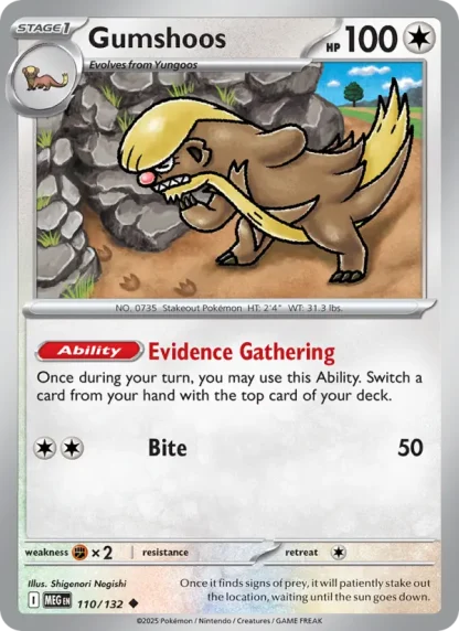 Gumshoos · Mega Evolution 110