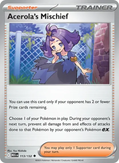 Acerola's Mischief · Mega Evolution 113